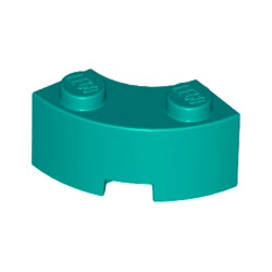 85080-107ブロック2×2コーナー丸ダークターコイズ