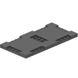 71772-199ブロック8×16×2/3道路プレートダークブルーイッシュグレイ