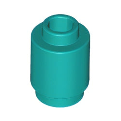 3062b-107ブロック1×1丸ダークターコイズ