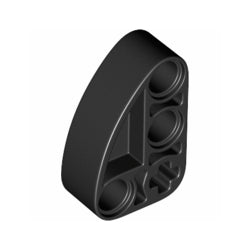 71708-026テクニックリフトアーム2×3L形1/4楕円ブラック