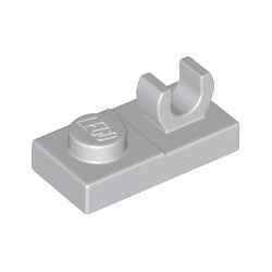 44861-194プレート1×2上部にO型クリップ付ライトブルーイッシュグレイ