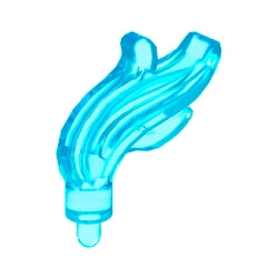 64647-042羽根飾りトランスライトブルー