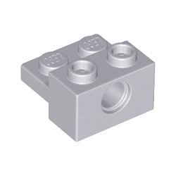 73109-194テクニックブロック1×2ペグ穴1個-プレート1×2付ライトブルーイッシュグレイ