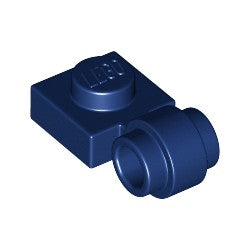 4081b-140プレート1×1側面にクリップ付ダークブルー