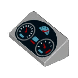 85984pb289スロープ31度1×2×2/3(バイクホイールゲージ)ライトブルーイッシュグレイ