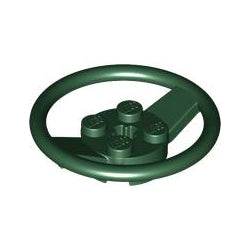 67811-141ステアリングホイール-センター2×2ラウンドブロックダークグリーン