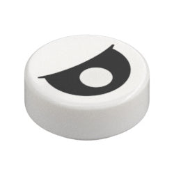 98138pb183タイル1×1丸半目ホワイト