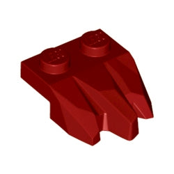 27261-154プレート2×2牙3個付ロックフィンガーダークレッド