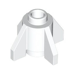 4588-001ブロック丸1×1フィン付ホワイト