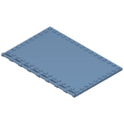 69934-135特殊タイル10×16端にポッチと取っ手付きサンドブルー