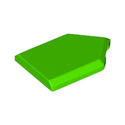 22385-037特殊タイル2×3五角形ブライトグリーン