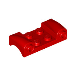 93590-021ヘッドライト&フェンダーカバーマッドガード2×4レッド