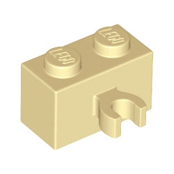 30237-005ブロック1×2クリップ付タン
