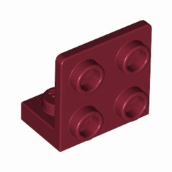 99207-154逆ブラケット1×2-2×2ダークレッド