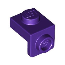 36841-268ブラケット1×1-1×1ダークパープル