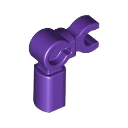 72869-268クリップ付バー持ち手付-90度ダークパープル