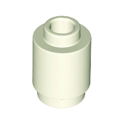 3062b-050ブロック1×1丸蛍光ホワイト