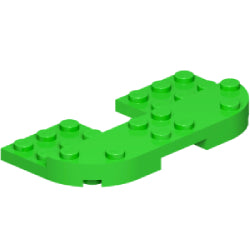 73832-037プレート4×8×2/3-2×8&2×2カットアウトブライトグリーン