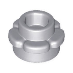 24866-194プレート1×1フラワーエッジライトブルーイッシュグレイ