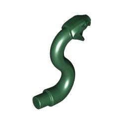 28588-141ヘビの頭ダークグリーン
