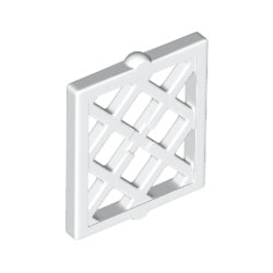 38320-001窓板枠1×2×2斜め格子ホワイト