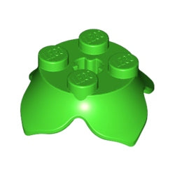 15469-037ブロック2×2丸花びらブライトグリーン