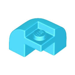 67810-322曲面ブロック2×2×1&1/3ミディアムアジュール