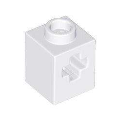 73230-001テクニックブロック1×1車軸穴1個ホワイト