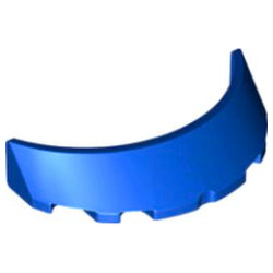 62360-023曲面ウインドスクリーン3×1×6ブルー