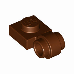 4081b-192プレート1×1側面にクリップ付レディシュブラウン