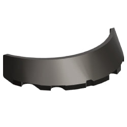 62360-148曲面ウインドスクリーン3×1×6パールダークグレイ