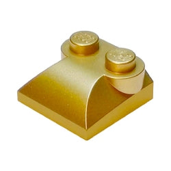 47457-MG曲面スロープ2×2×2/3メタリックゴールド