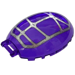 98102pb03ウインドスクリーン8×6×2-1/3取っ手付(シルバーフレーム)トランスパープル