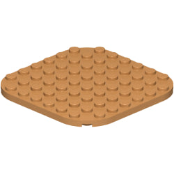 65140-137プレート8×8コーナー丸ミディアムダークフレッシュ