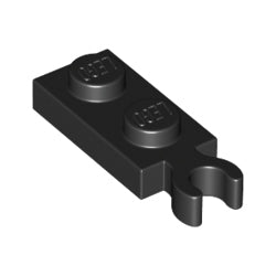 78256-026プレート1×2端に垂直クリップ付ブラック