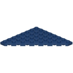 30504-140プレート8×8コーナー無ダークブルー