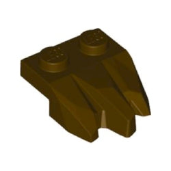 27261-308プレート2×2牙3個付ロックフィンガーダークブラウン