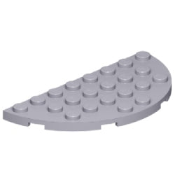 22888-194プレート4×8コーナー丸1/2ライトブルーイッシュグレイ