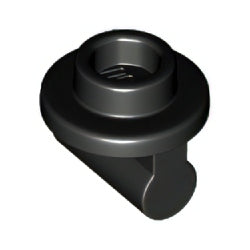 79194-026プレート1×1丸-取っ手付きブラック