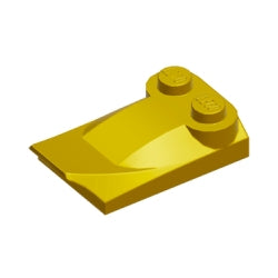 47456-297曲面スロープ3×2×2/3フィン付パールゴールド