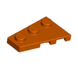 43723-038ウェッジプレート3×2左ダークオレンジ