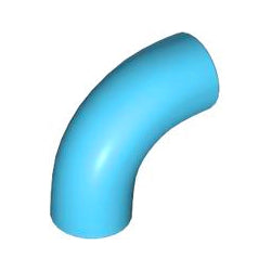 25214-322ブロック1×1丸-90度エルボーミディアムアジュール