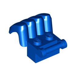 80488-023ブロック1×2取っ手と脚4個付ブルー