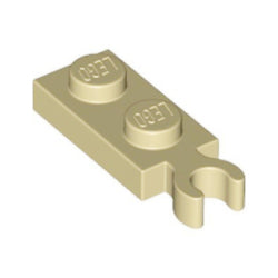 78256-005プレート1×2端に垂直クリップ付タン