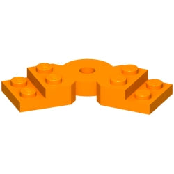 79846-106プレート2×6×2/3ベントオレンジ