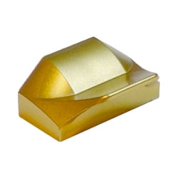 47458-MG曲面スロープ1×2×2/3フィン付メタリックゴールド