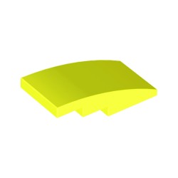 93606-368曲面スロープ4×2ネオンイエロー