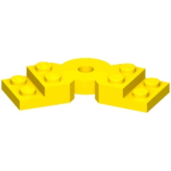 79846-024プレート2×6×2/3ベントイエロー