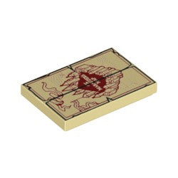 26603pb210タイル2×3(マローダーの地図)タン