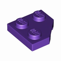 26601-268プレート2×2コーナー無ダークパープル